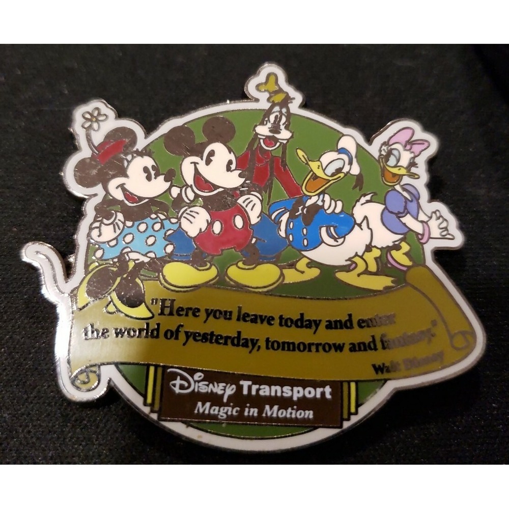 Disney Pin Mickey Minnie Cast Legacy Fair Transportation LE 2500 WDW 2008 65198